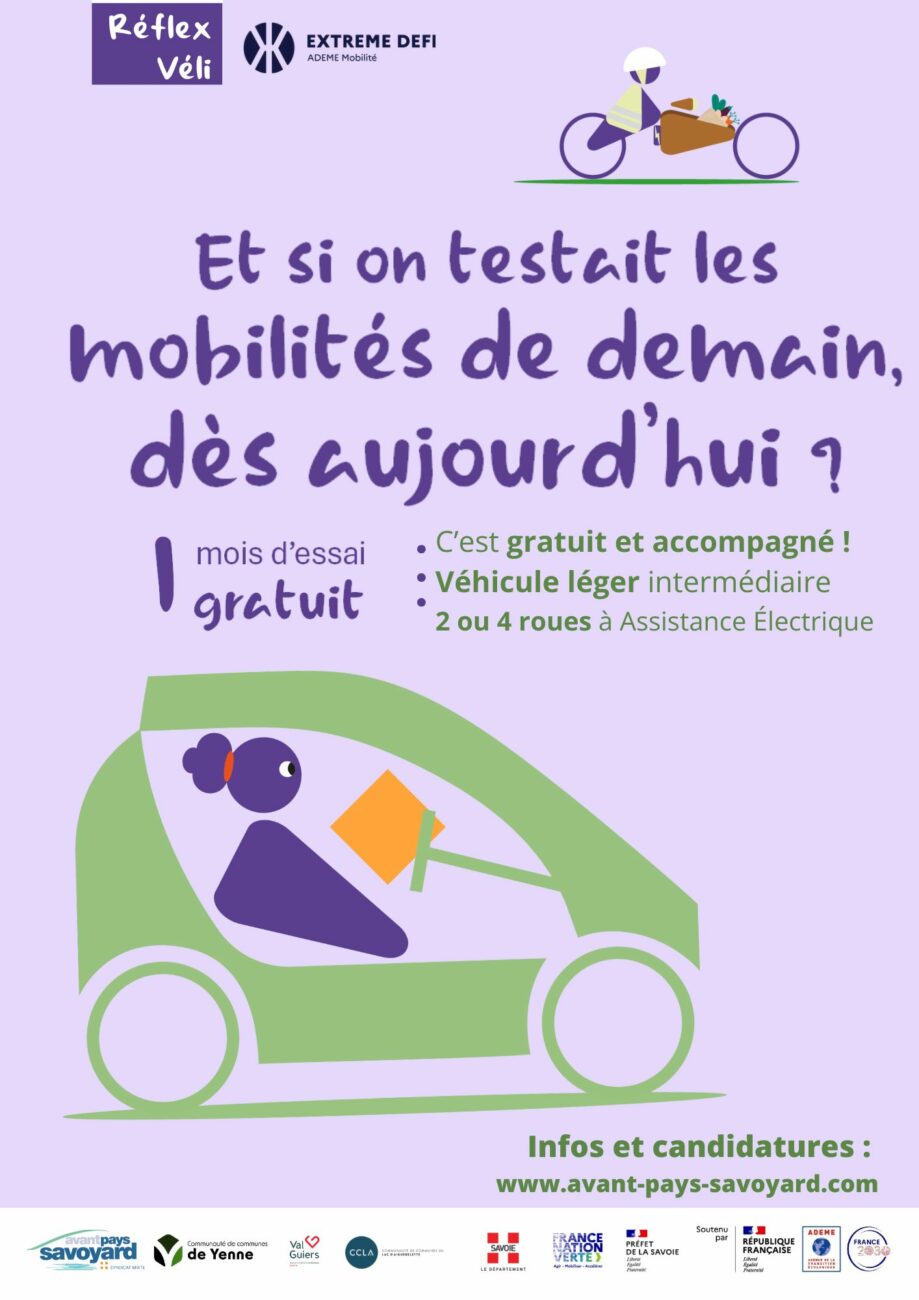 <br><br>APPEL A VOLONTAIRES – Testez un Acticycle,<br>véhicule léger intermédiaire gratuitement en 2025 !